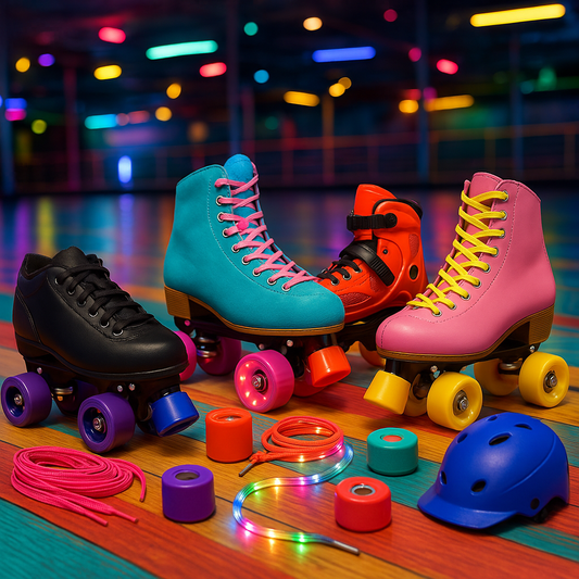Image of Roller Skates and parts