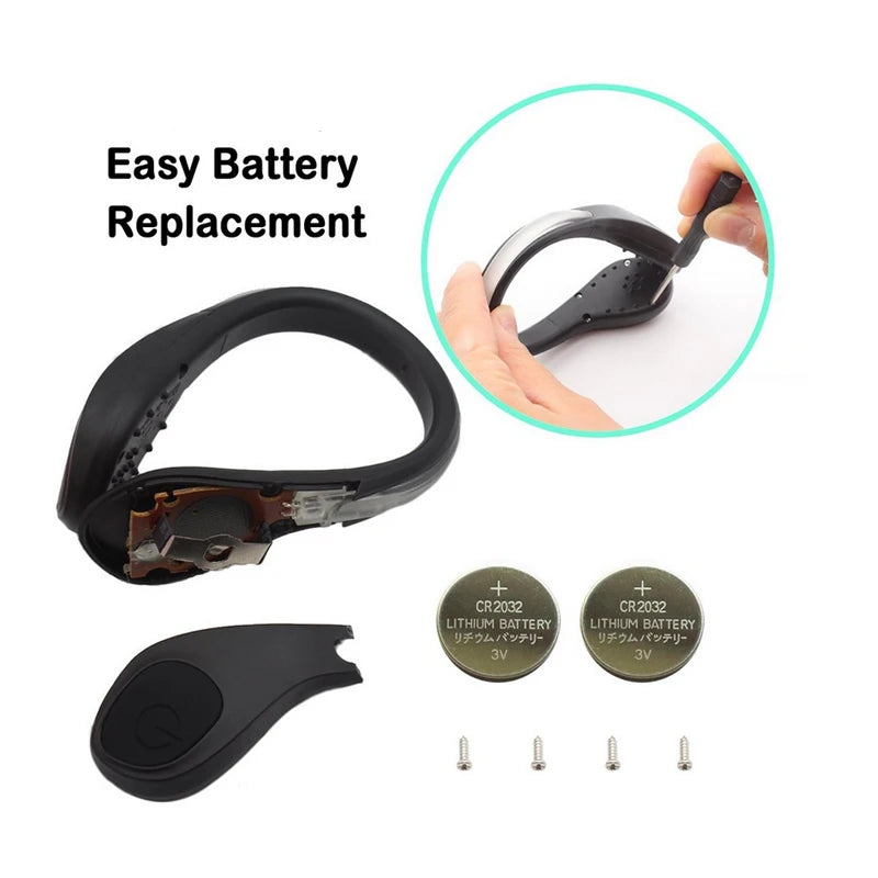 Image of neogleamz SK8Lytz CLIPZ Roller Skate Heel Lights Battery Replacement