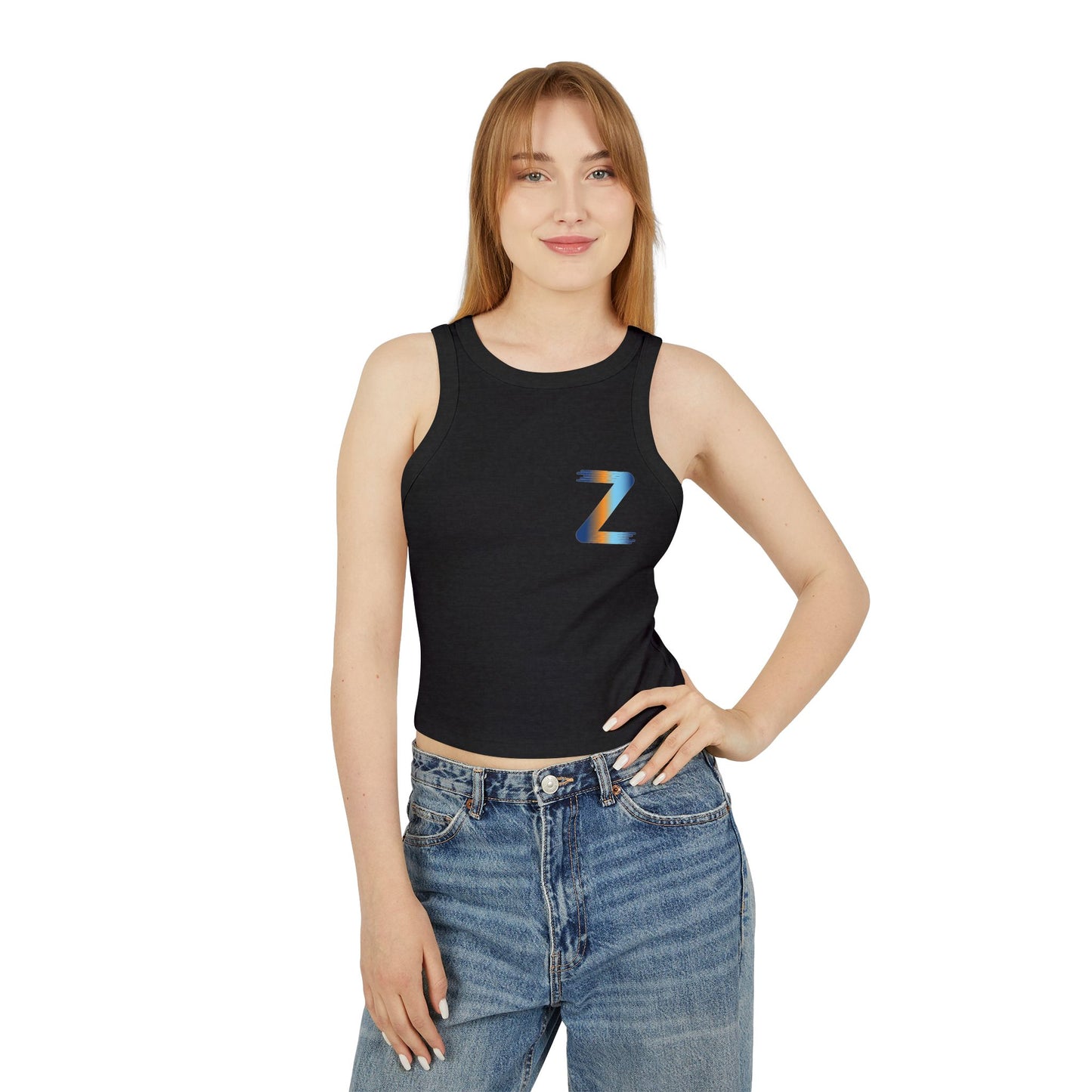 Micro Rib Racer Tank Top